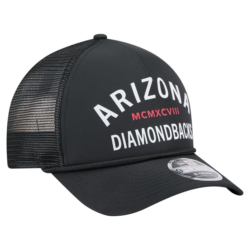  Arizona Diamondbacks New Era Minimalist 9FORTY A-Frame Adjustable Hat - Black